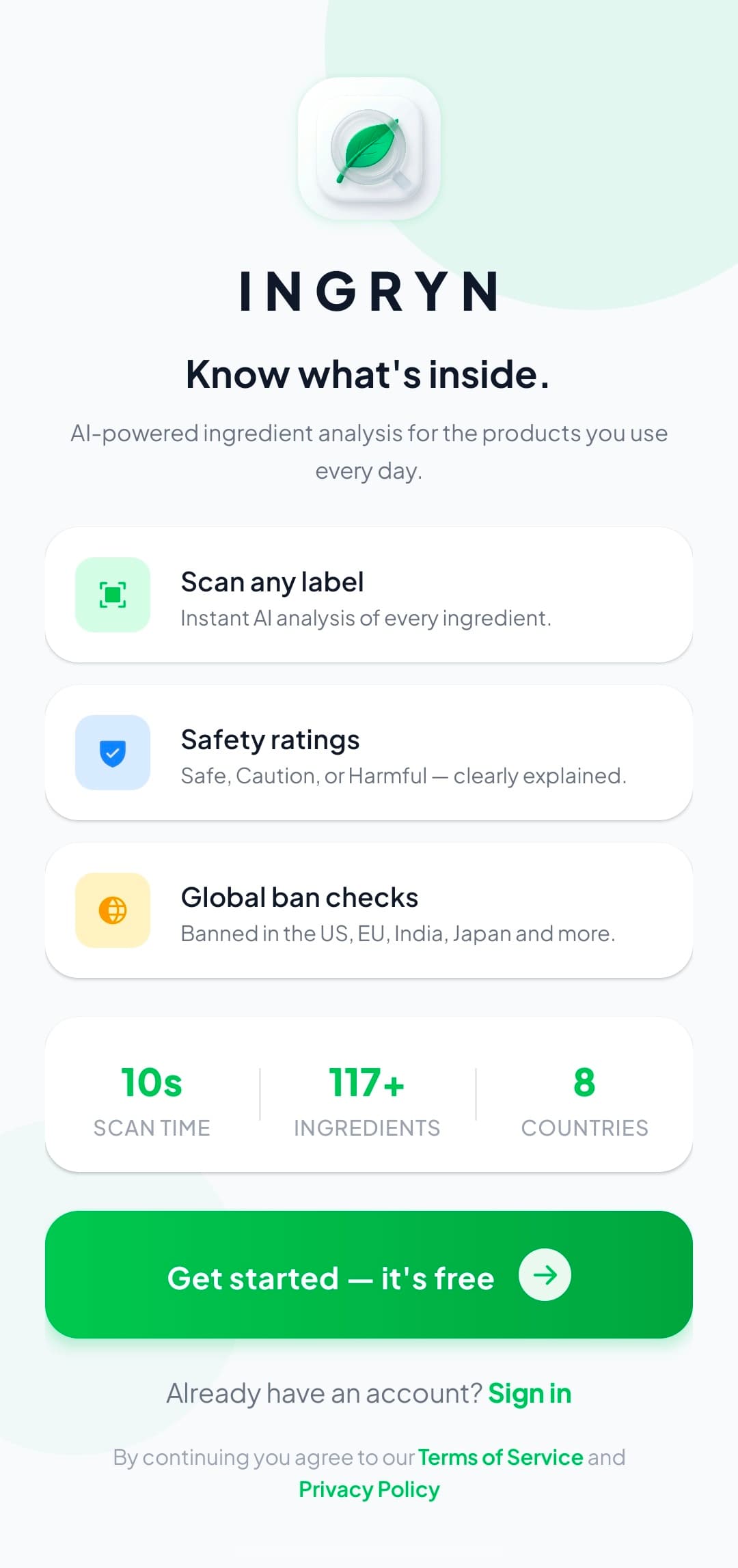 INGRYN — project screenshot 1